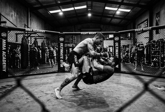 MMA cage training